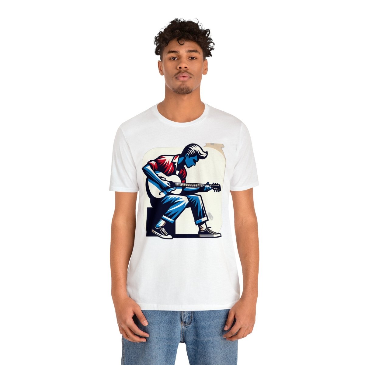 Retro Rockstar Rhapsody - Tee - AI Tee Hero