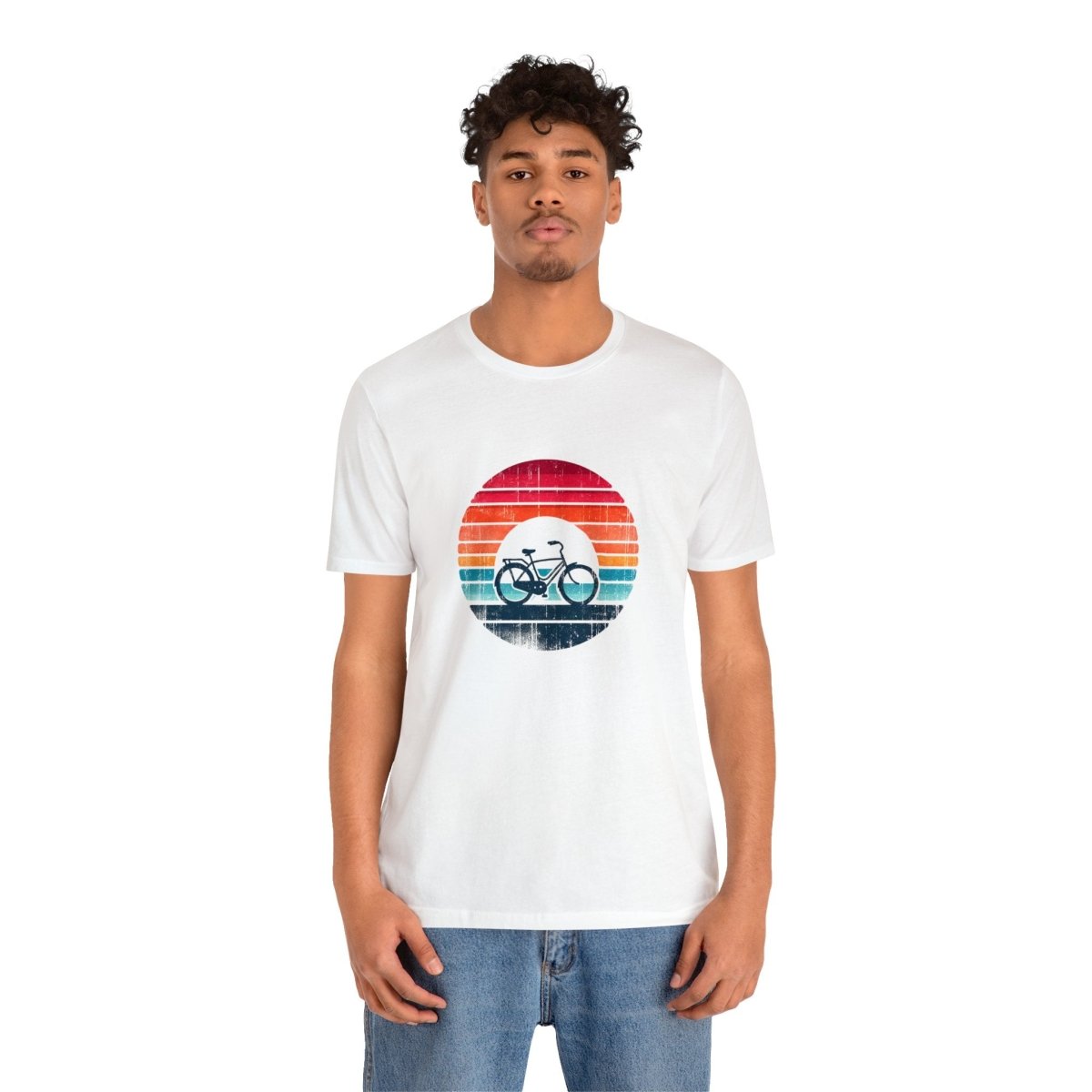 Retro Sunset Ride - Tee - AI Tee Hero