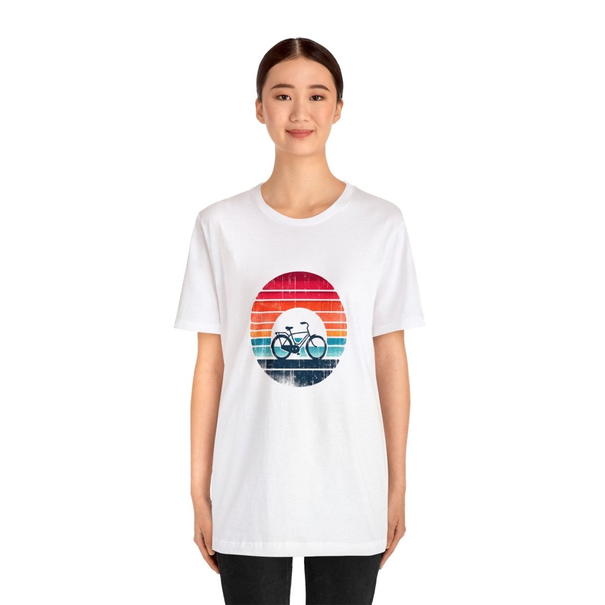 Retro Sunset Ride - Tee - AI Tee Hero