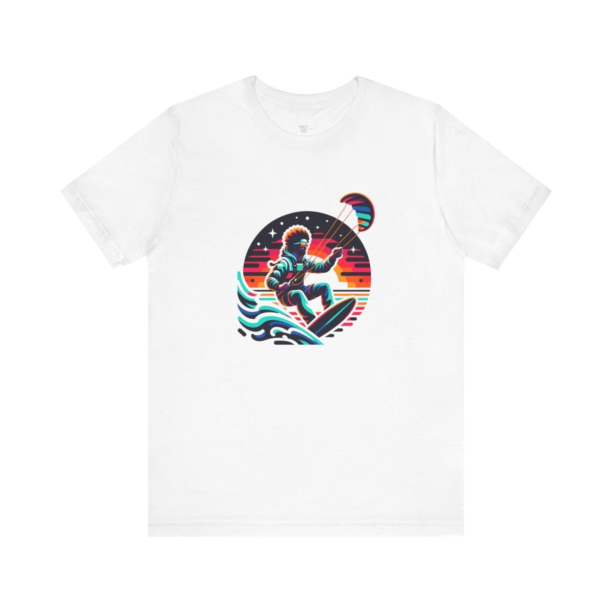 Retro Surf Odyssey - Unisex Short Sleeve Tee - AI Tee Hero