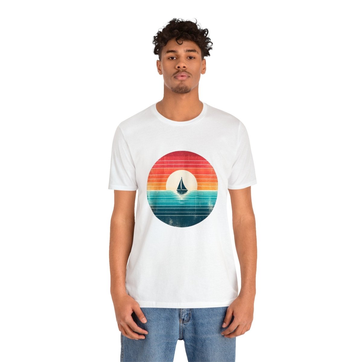 Sailor's Horizon Glow - Short Sleeve Tee - AI Tee Hero