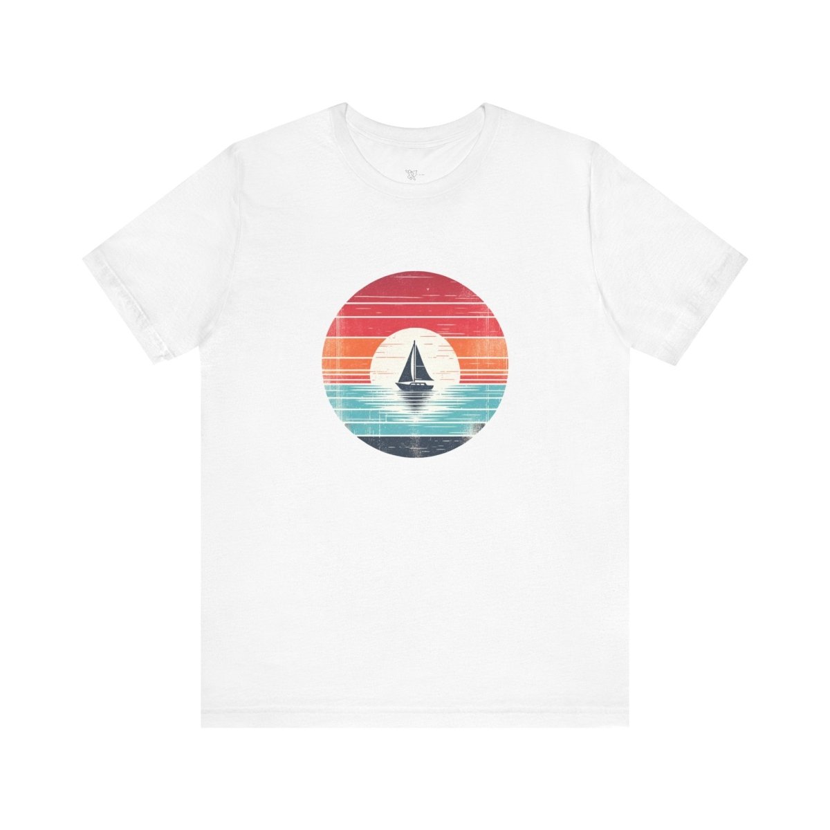 Sunset Sail Horizon - Tee - AI Tee Hero