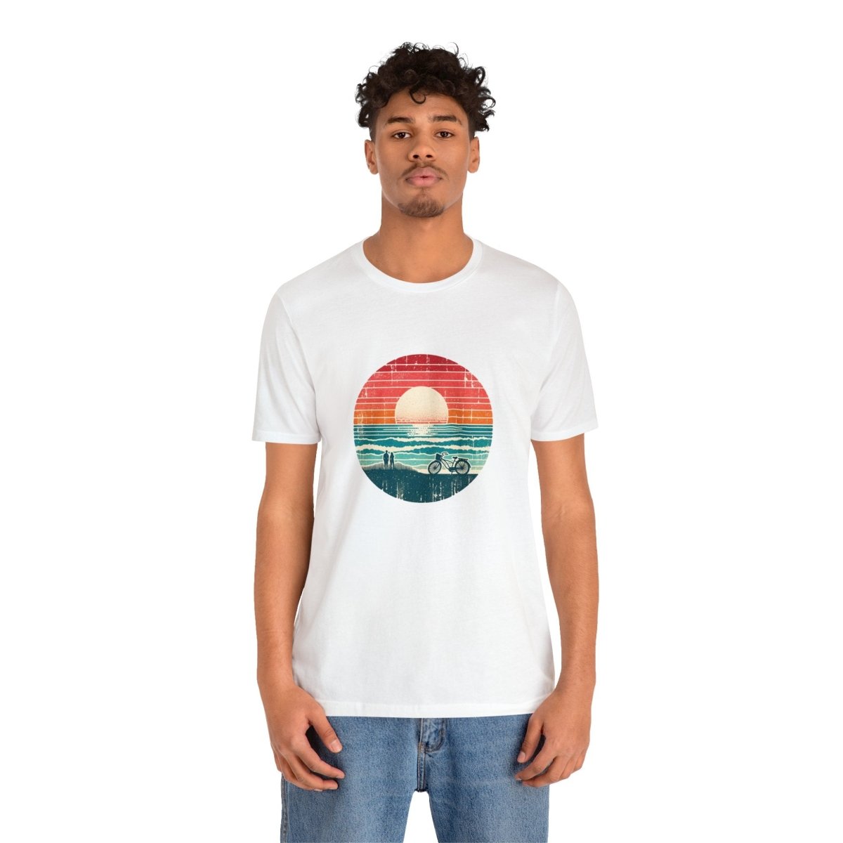 Sunset Serenade Vintage Tableau - Tee - AI Tee Hero