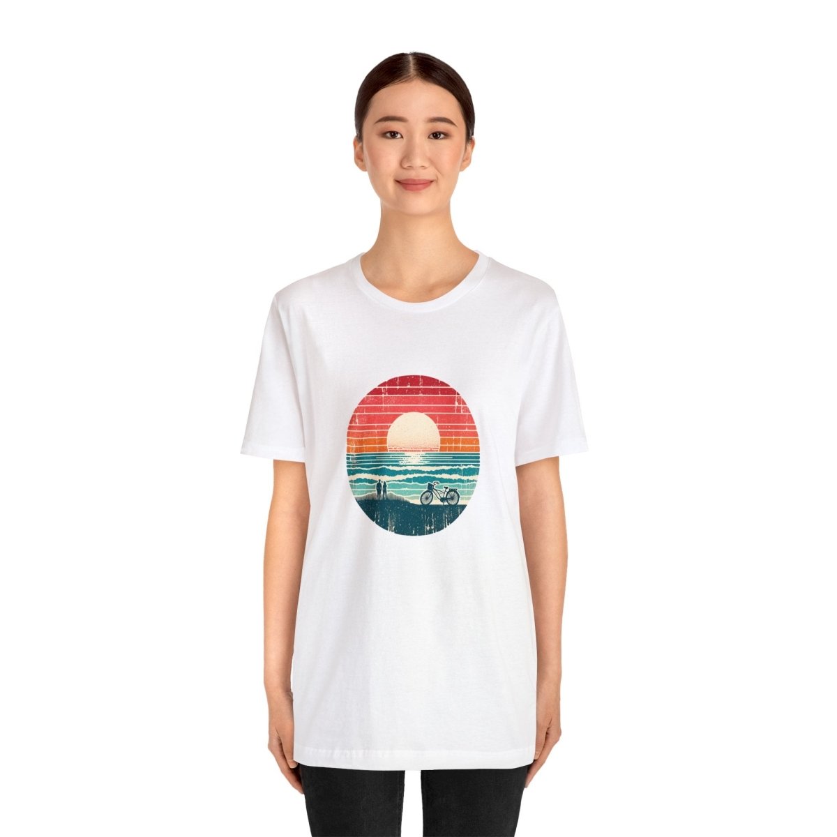Sunset Serenade Vintage Tableau - Tee - AI Tee Hero
