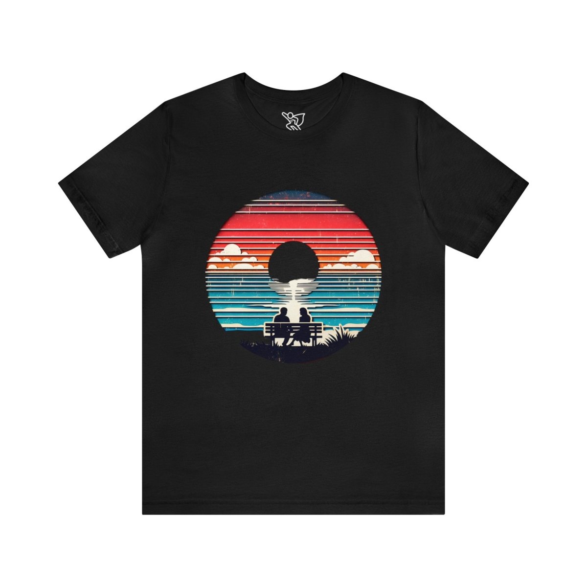 Sunset Serenity Horizon - Tee - AI Tee Hero