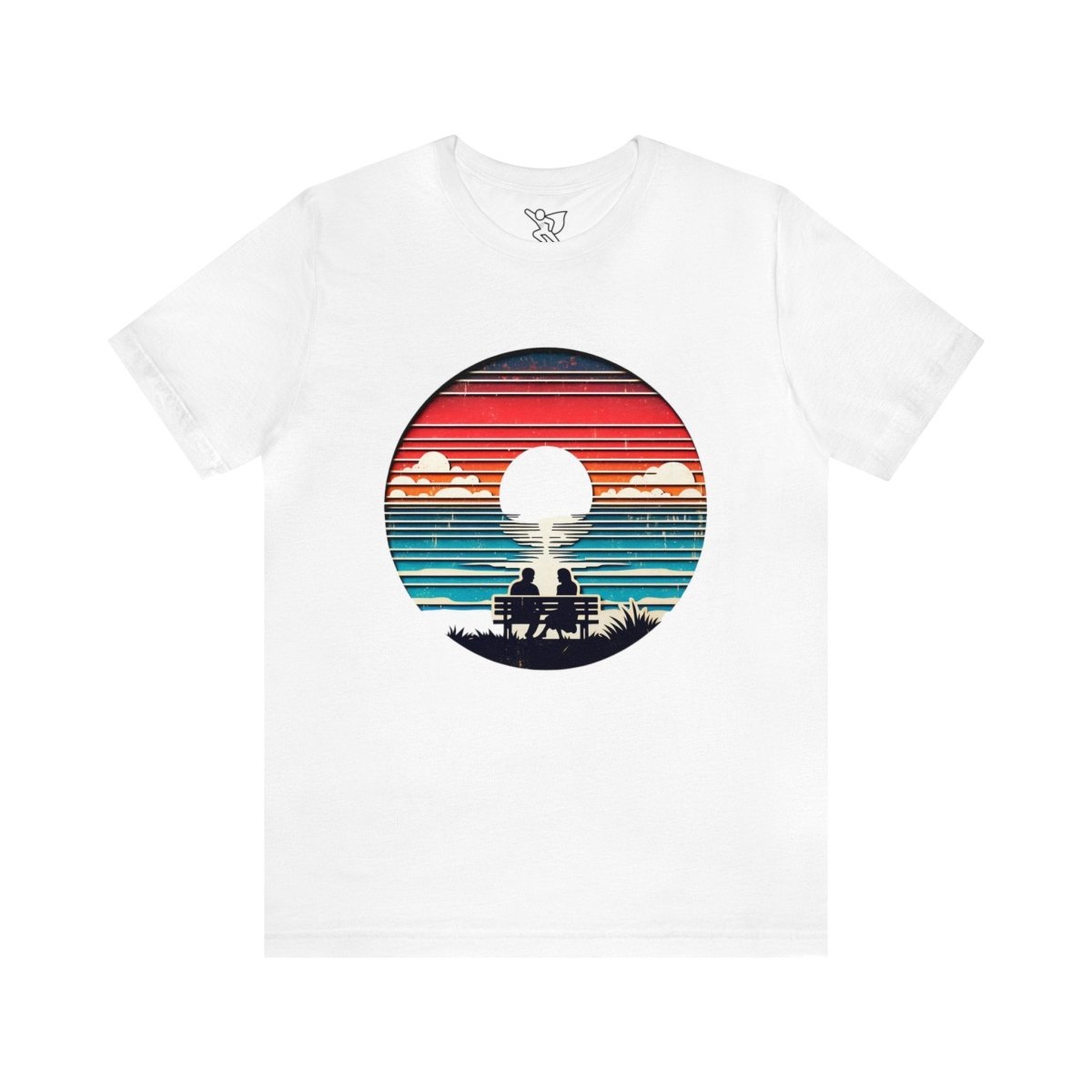 Sunset Serenity Horizon - Tee - AI Tee Hero