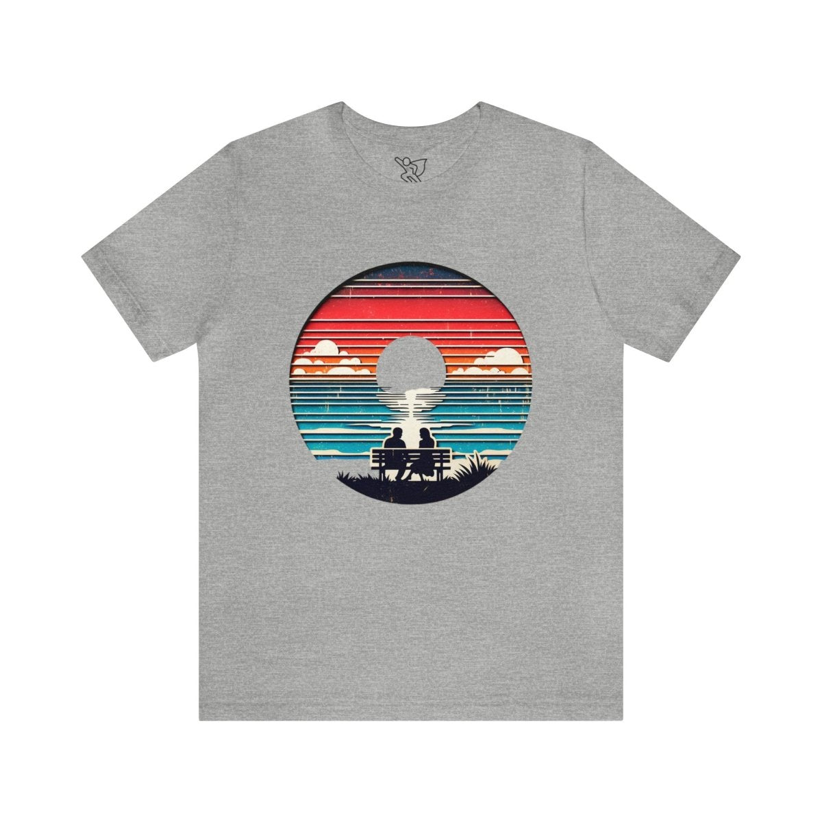 Sunset Serenity Horizon - Tee - AI Tee Hero