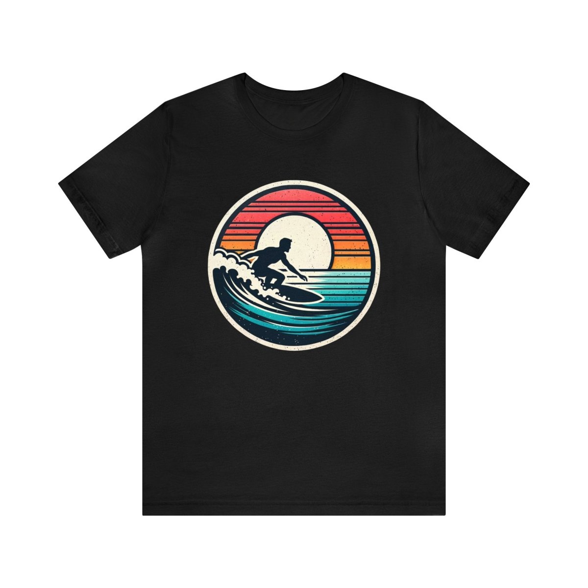 Sunset Surf Serenade - Tee - AI Tee Hero