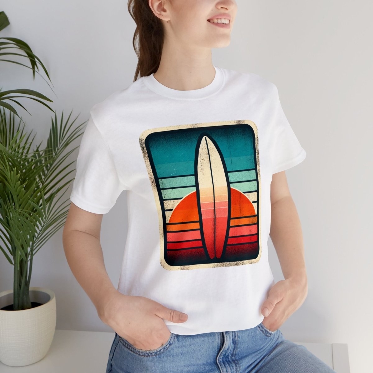 Sunset Swell Serenity - Tee - AI Tee Hero