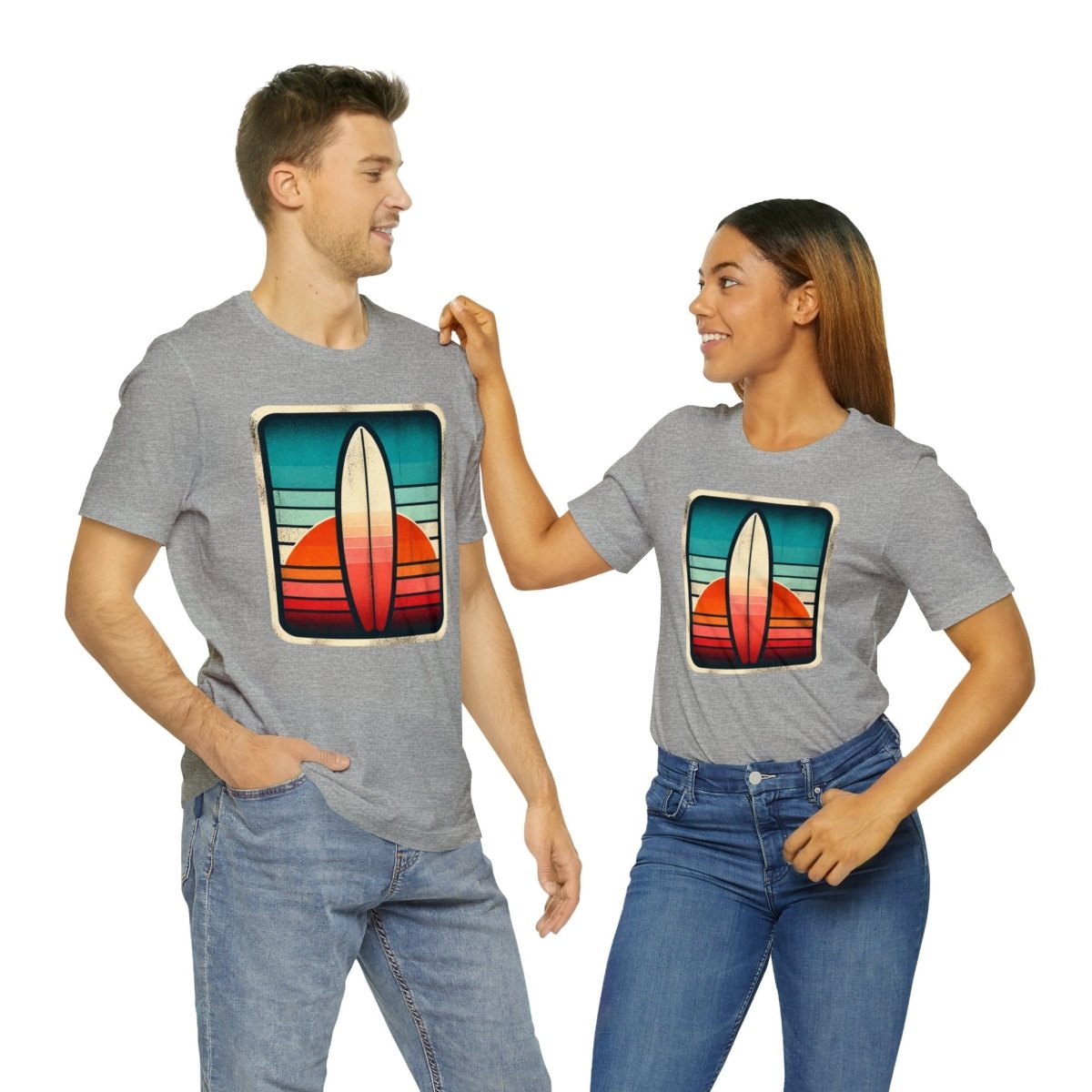 Sunset Swell Serenity - Tee - AI Tee Hero