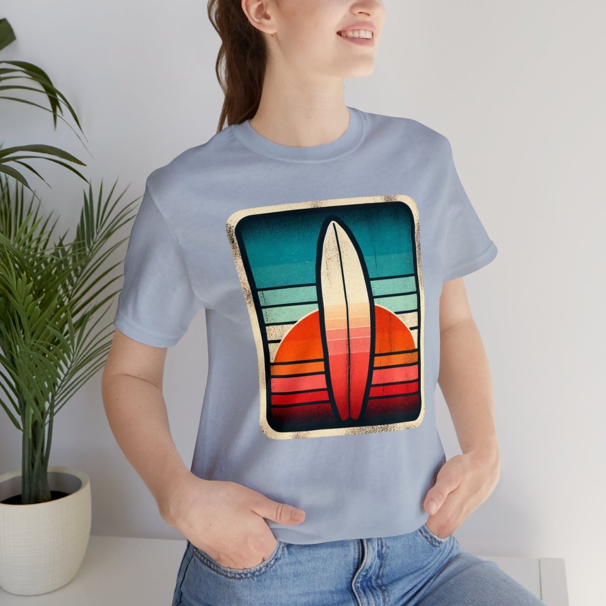Sunset Swell Serenity - Tee - AI Tee Hero