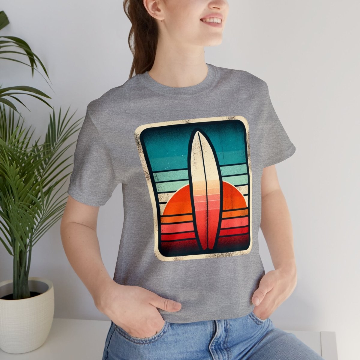 Sunset Swell Serenity - Tee - AI Tee Hero