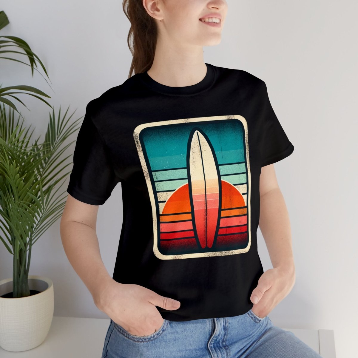 Sunset Swell Serenity - Tee - AI Tee Hero