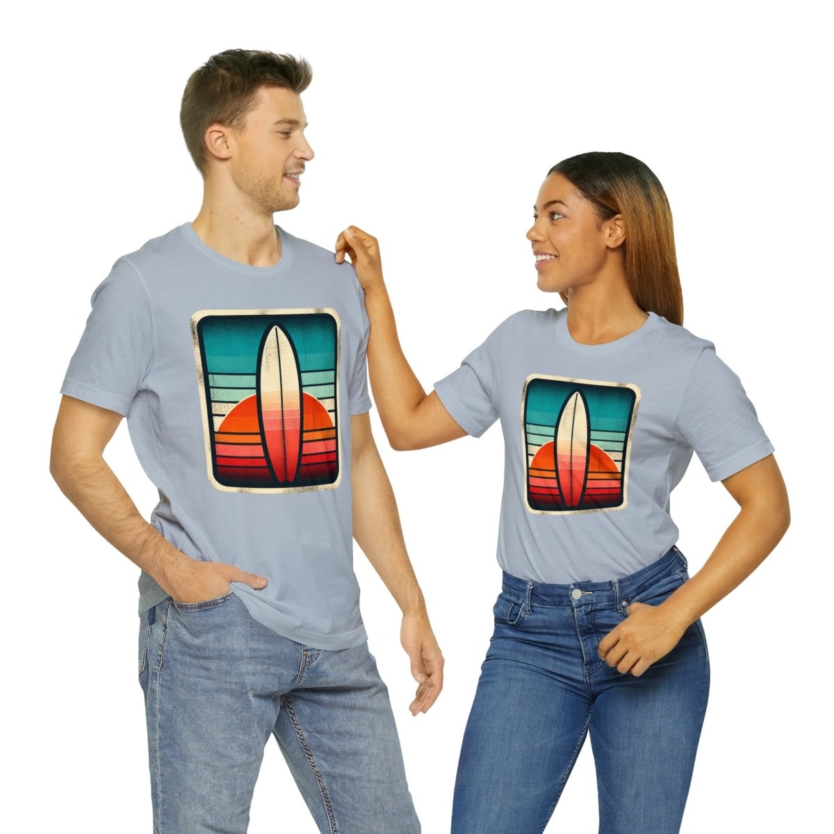 Sunset Swell Serenity - Tee - AI Tee Hero
