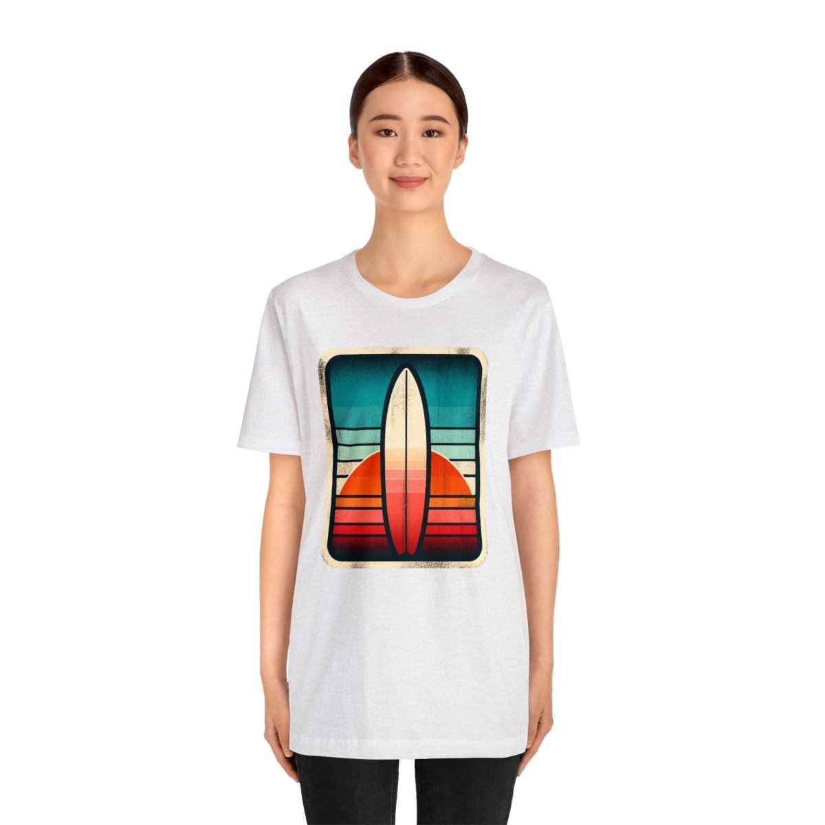 Sunset Swell Serenity - Tee - AI Tee Hero