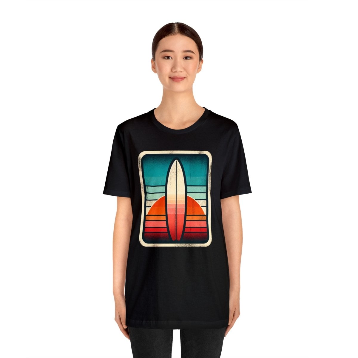 Sunset Swell Serenity - Tee - AI Tee Hero