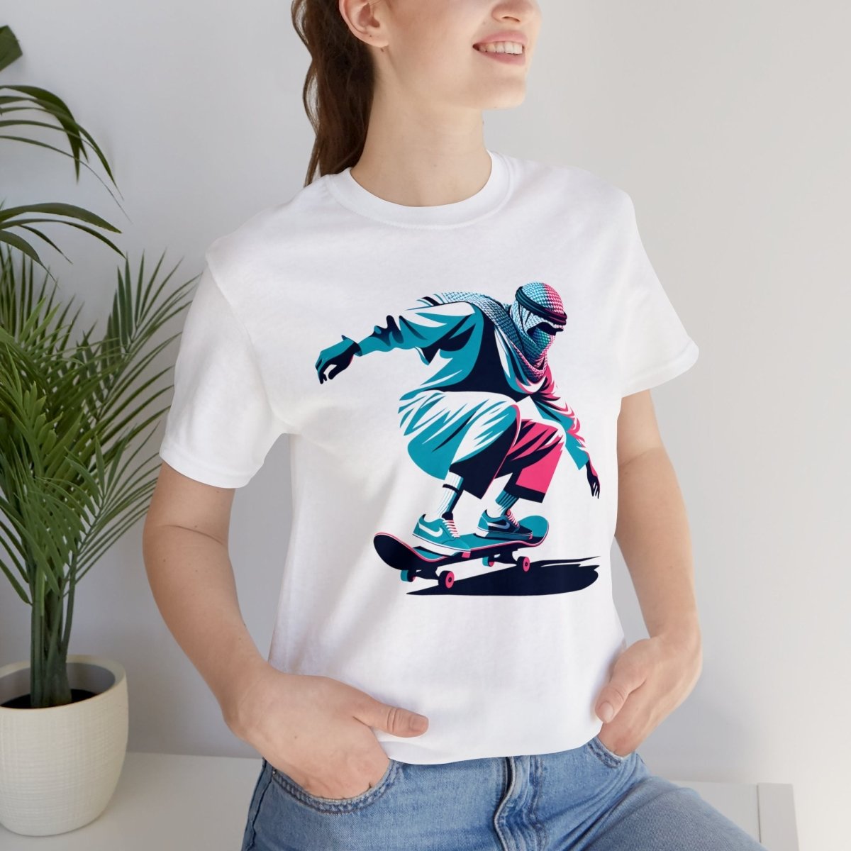 Urban Glide Dynamism - Short Sleeve Tee - AI Tee Hero