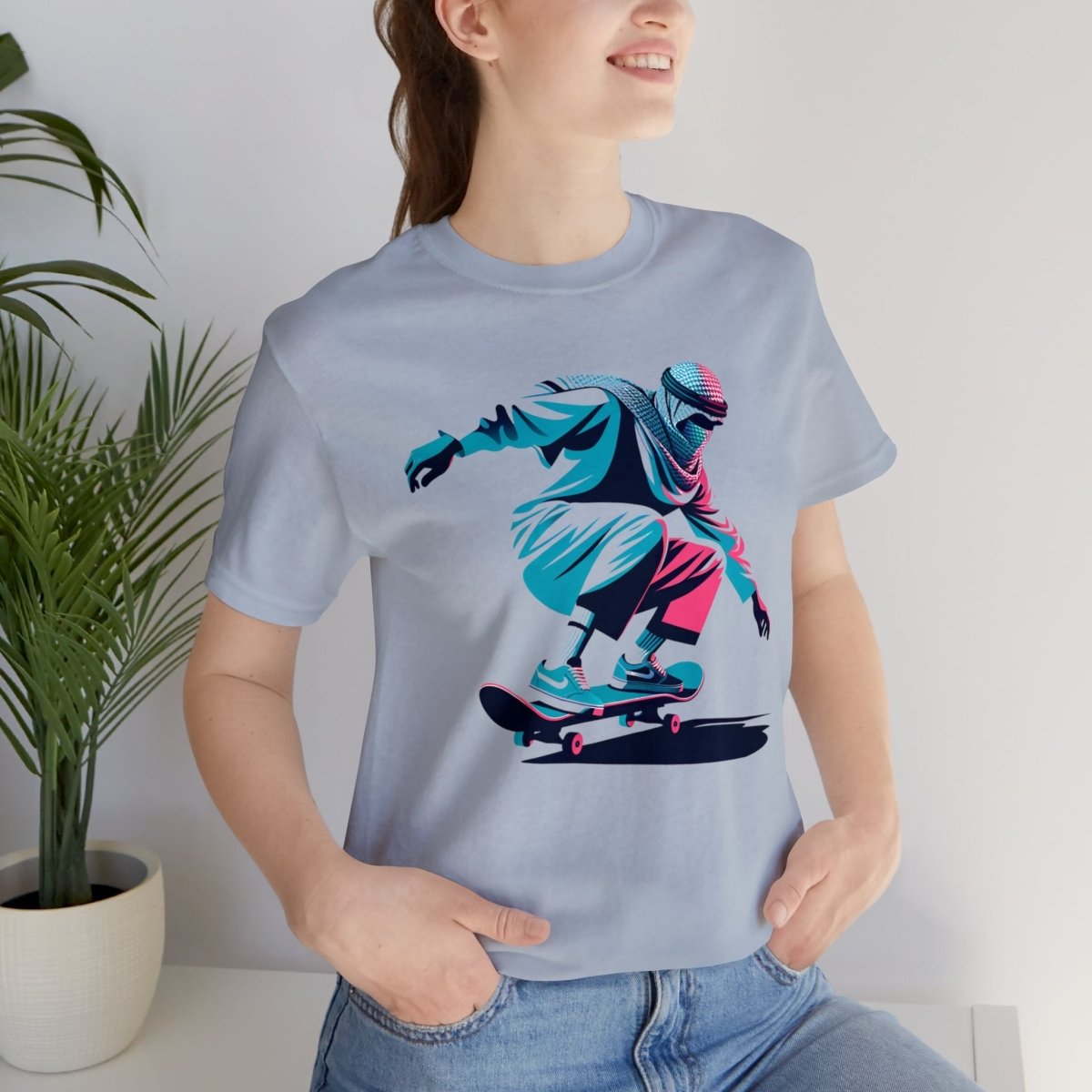 Urban Glide Dynamism - Short Sleeve Tee - AI Tee Hero