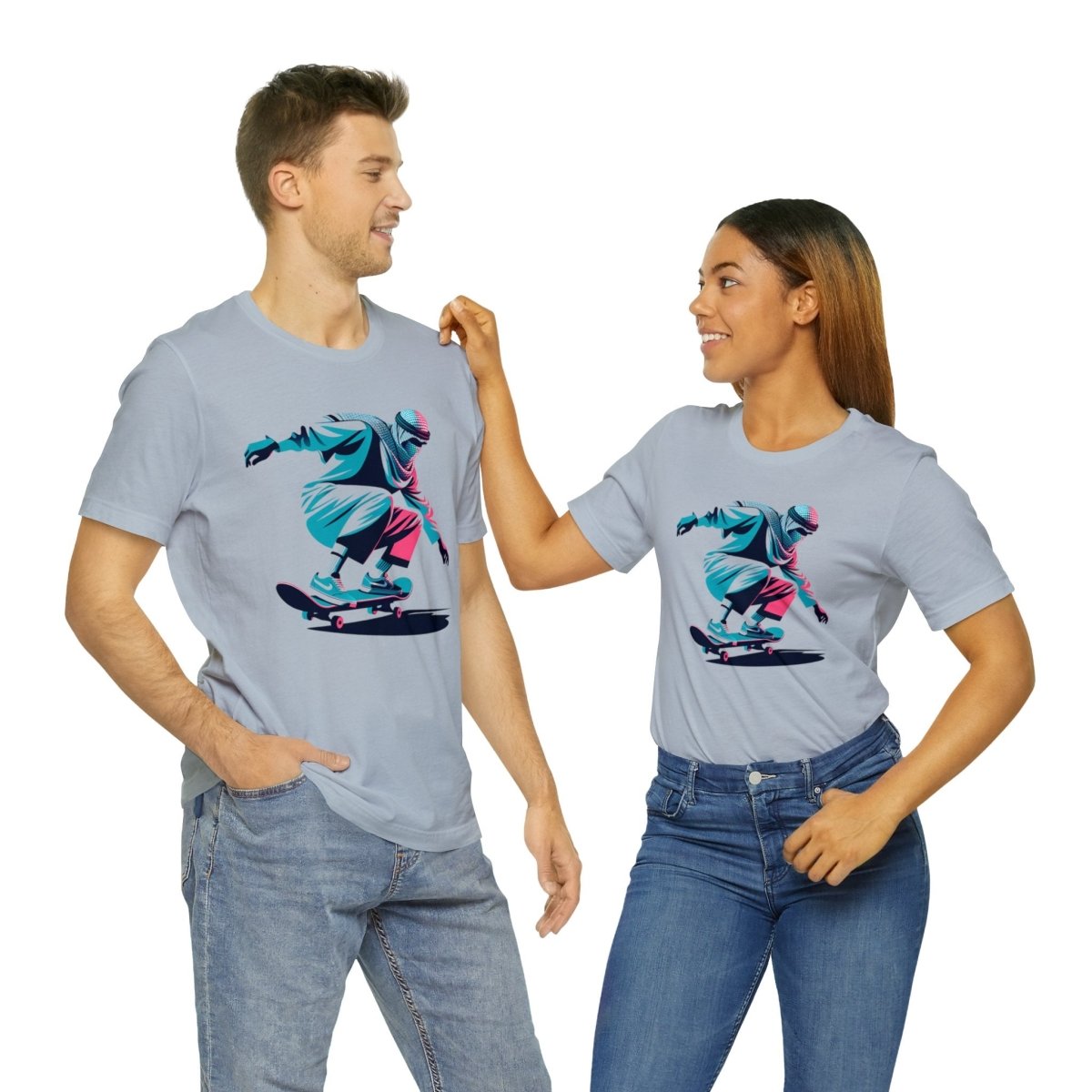 Urban Glide Dynamism - Short Sleeve Tee - AI Tee Hero