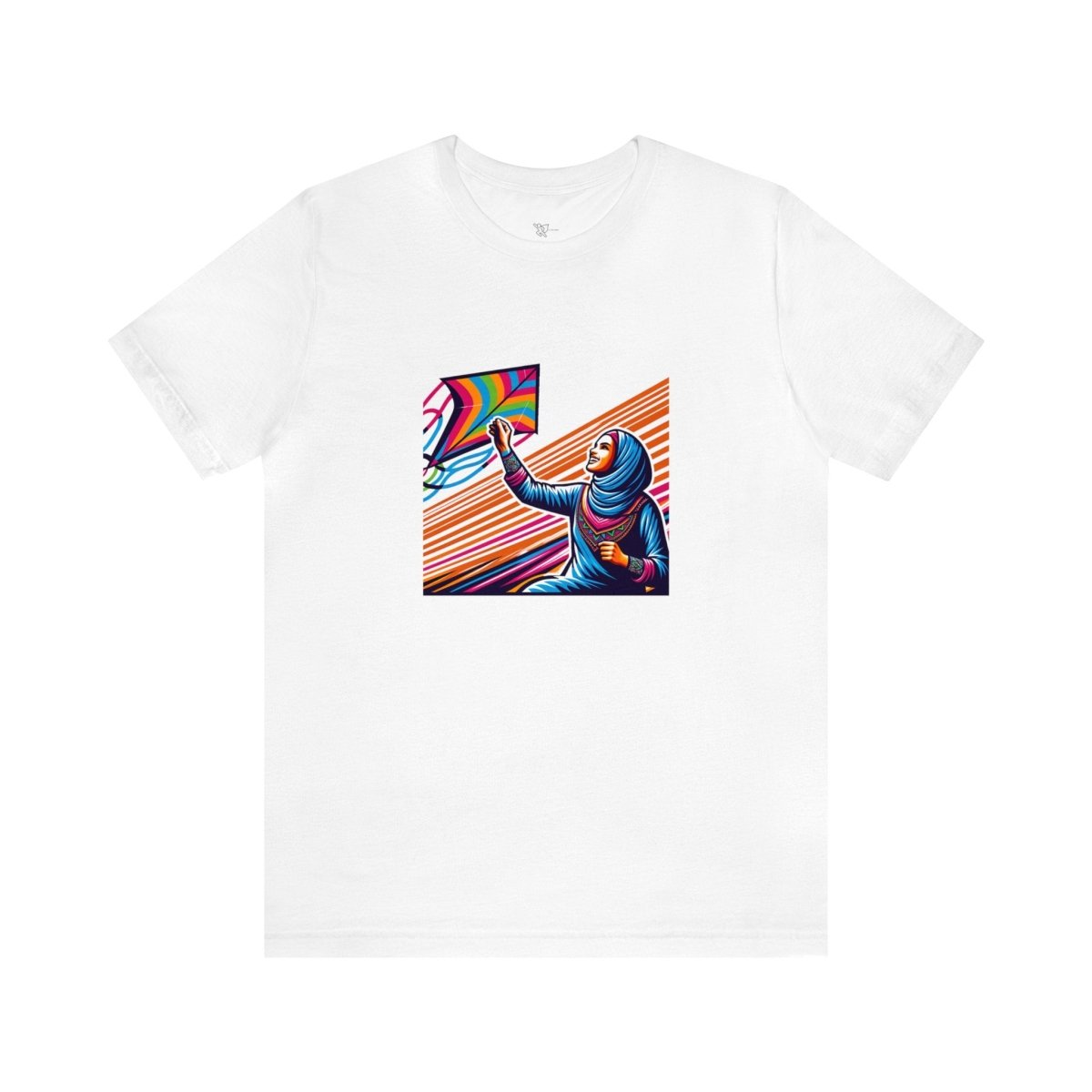 Vibrant Zephyr Bliss - Short Sleeve Tee - AI Tee Hero
