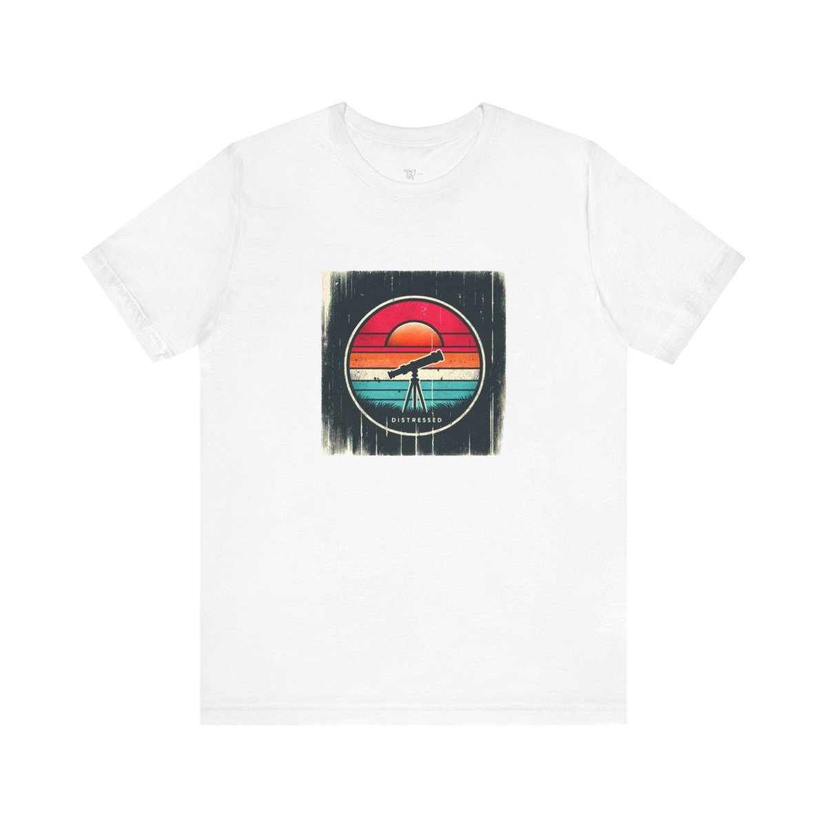 Vintage Astronomer's Sunset - Unisex Short Sleeve Tee - AI Tee Hero