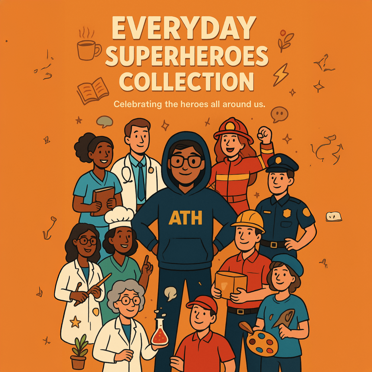 Everyday Superheroes - AI Tee Hero