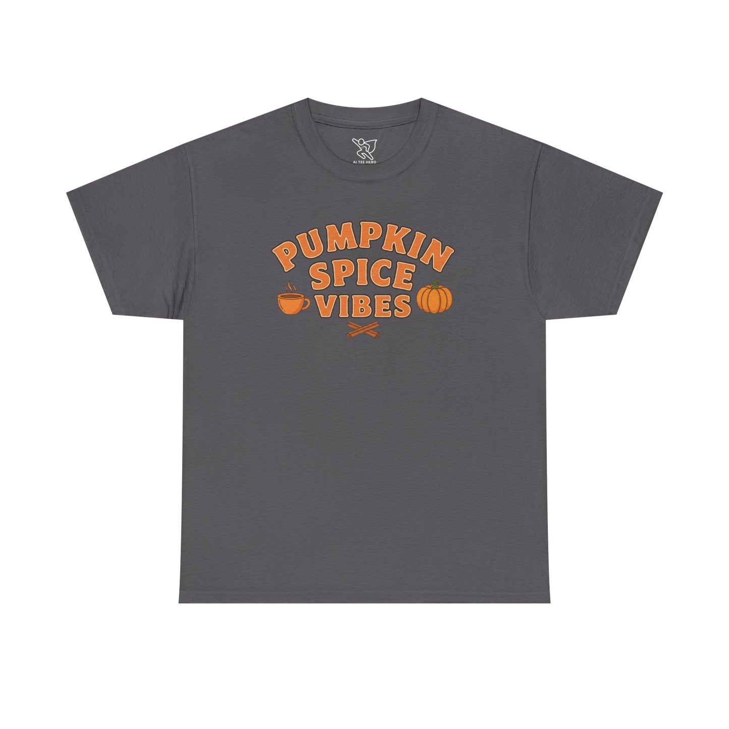 "Pumpkin Spice Vibes" Unisex Autumn T-Shirt for Fall, Cozy Apparel, Pumpkin Lover Gift, Halloween Party Wear
