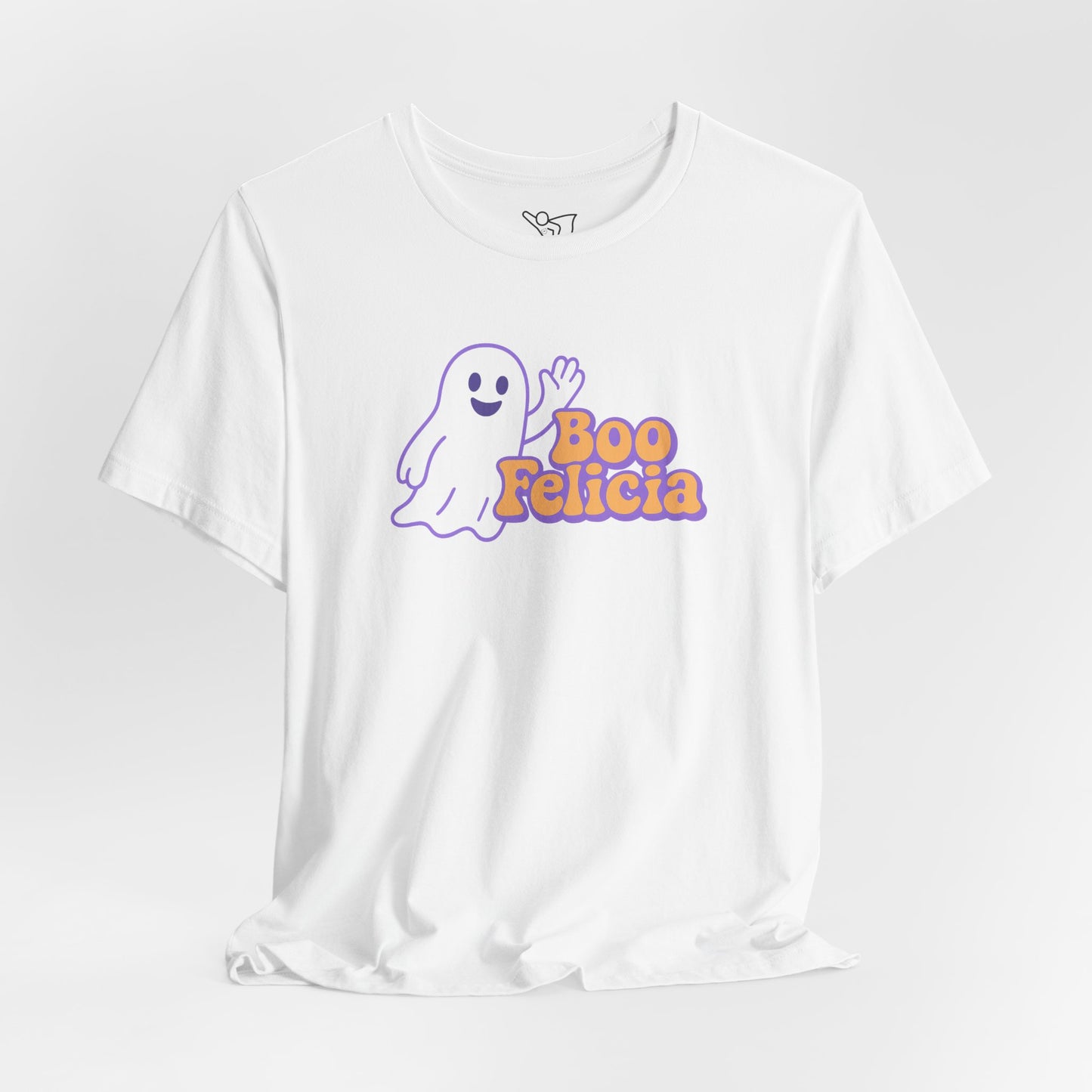 "Boo Felicia Ghost" Unisex Halloween T-Shirt, Spooky Apparel, Fun Gift, Casual Wear, Holiday Shirt