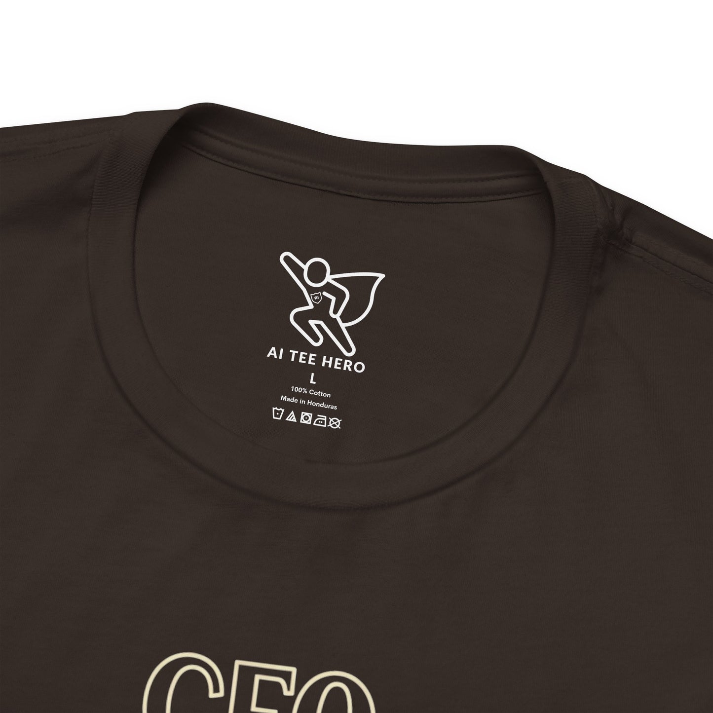 "CEO: Chief Espresso Officer" CW-1 Unisex Jersey T-Shirt for Baristas, Funny Coffee Shirt for Gifts, Perfect for Birthdays, Coffee Shop Outfits