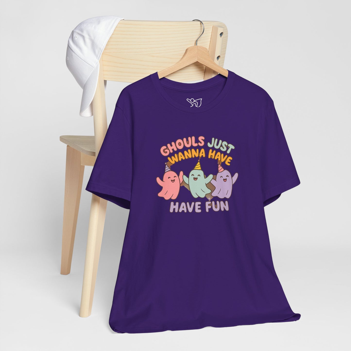 "Ghouls Just Wanna Have Fun" T-Shirt for Halloween, Unisex Graphic Shirt, Cute Ghosts Tee, Casual Wear, Gift for Friends