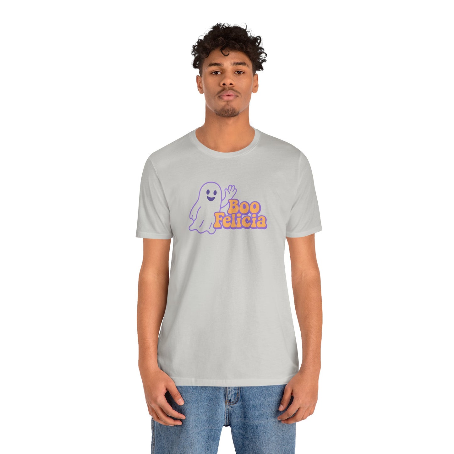"Boo Felicia Ghost" Unisex Halloween T-Shirt, Spooky Apparel, Fun Gift, Casual Wear, Holiday Shirt