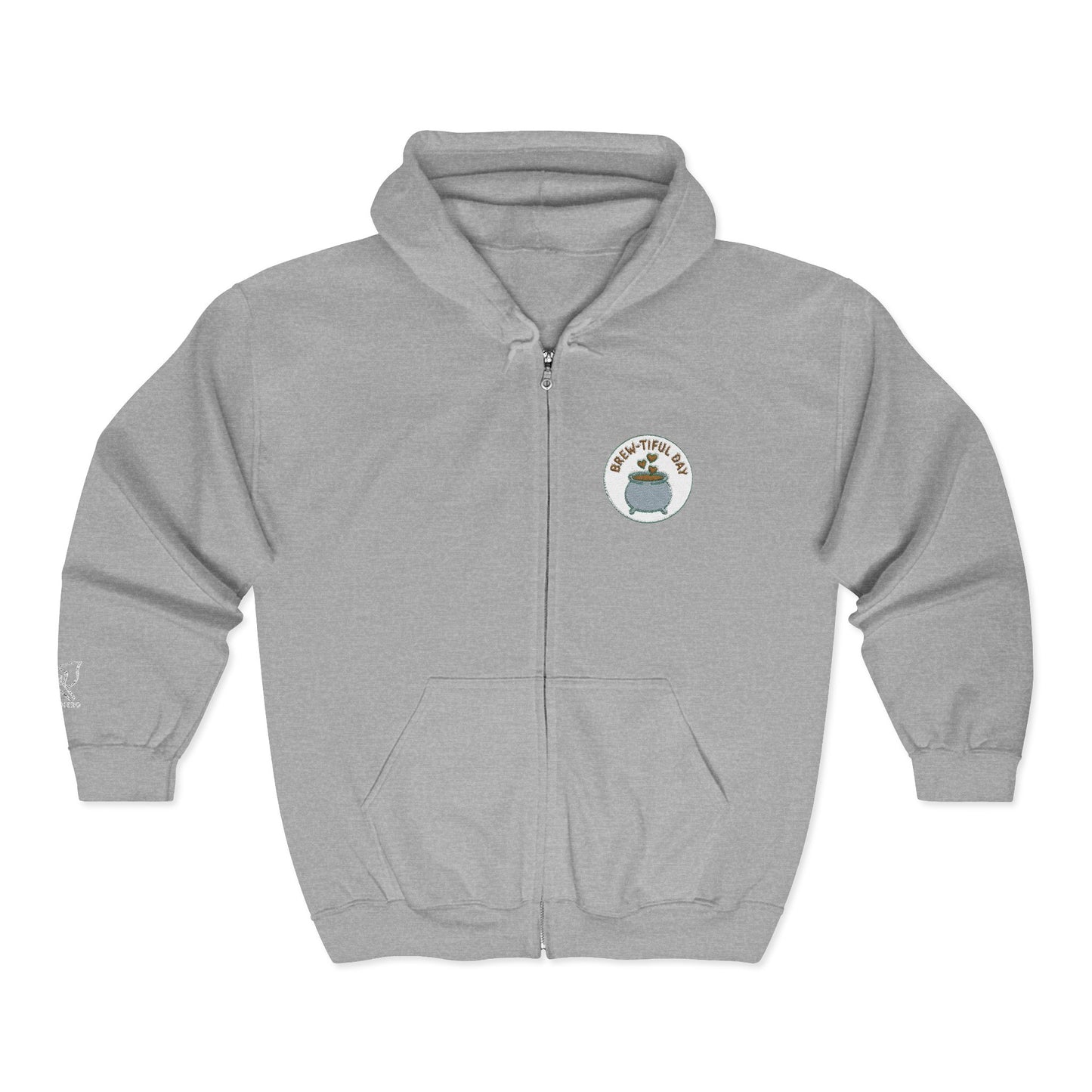 "Brew-tiful Day" Cozy Botanical Sweatshirt, Perfect for Gifts, Gardening Lovers, Unisex Hoodie, Casual Wear