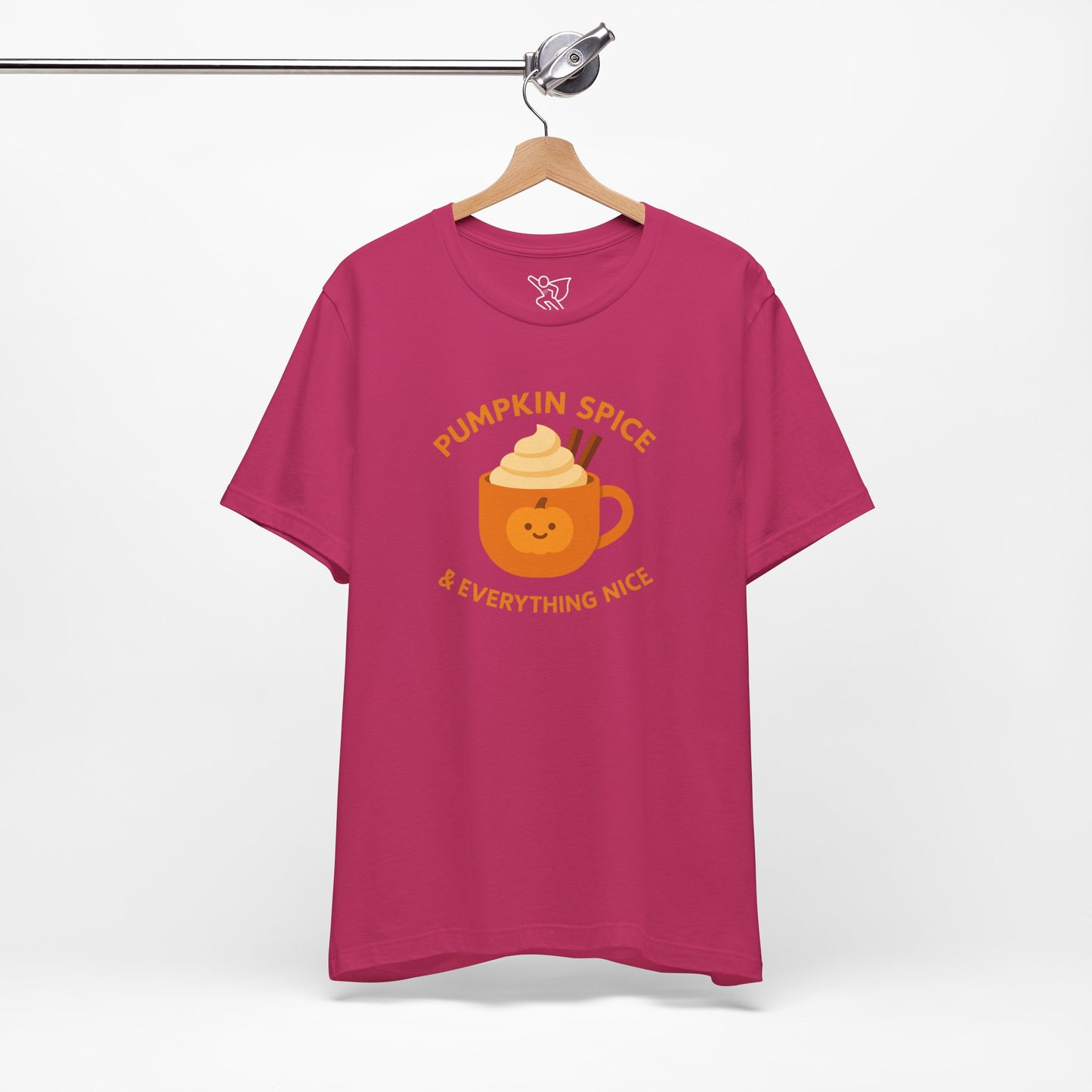 "Pumpkin Spice & Everything Nice" Fall T-Shirt, Autumn Fashion, Cozy Casual Wear, Pumpkin Lovers Gift, Seasonal Apparel