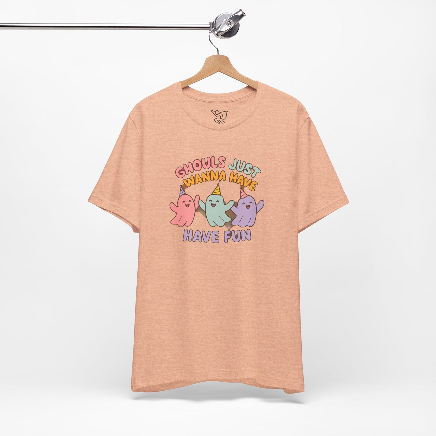 "Ghouls Just Wanna Have Fun" T-Shirt for Halloween, Unisex Graphic Shirt, Cute Ghosts Tee, Casual Wear, Gift for Friends