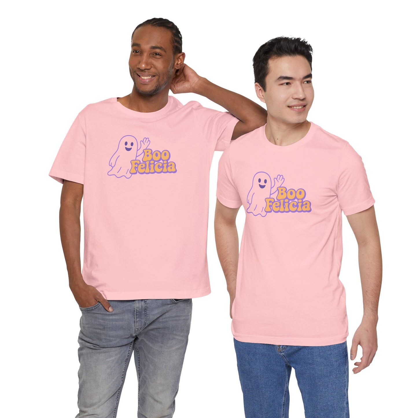 "Boo Felicia Ghost" Unisex Halloween T-Shirt, Spooky Apparel, Fun Gift, Casual Wear, Holiday Shirt