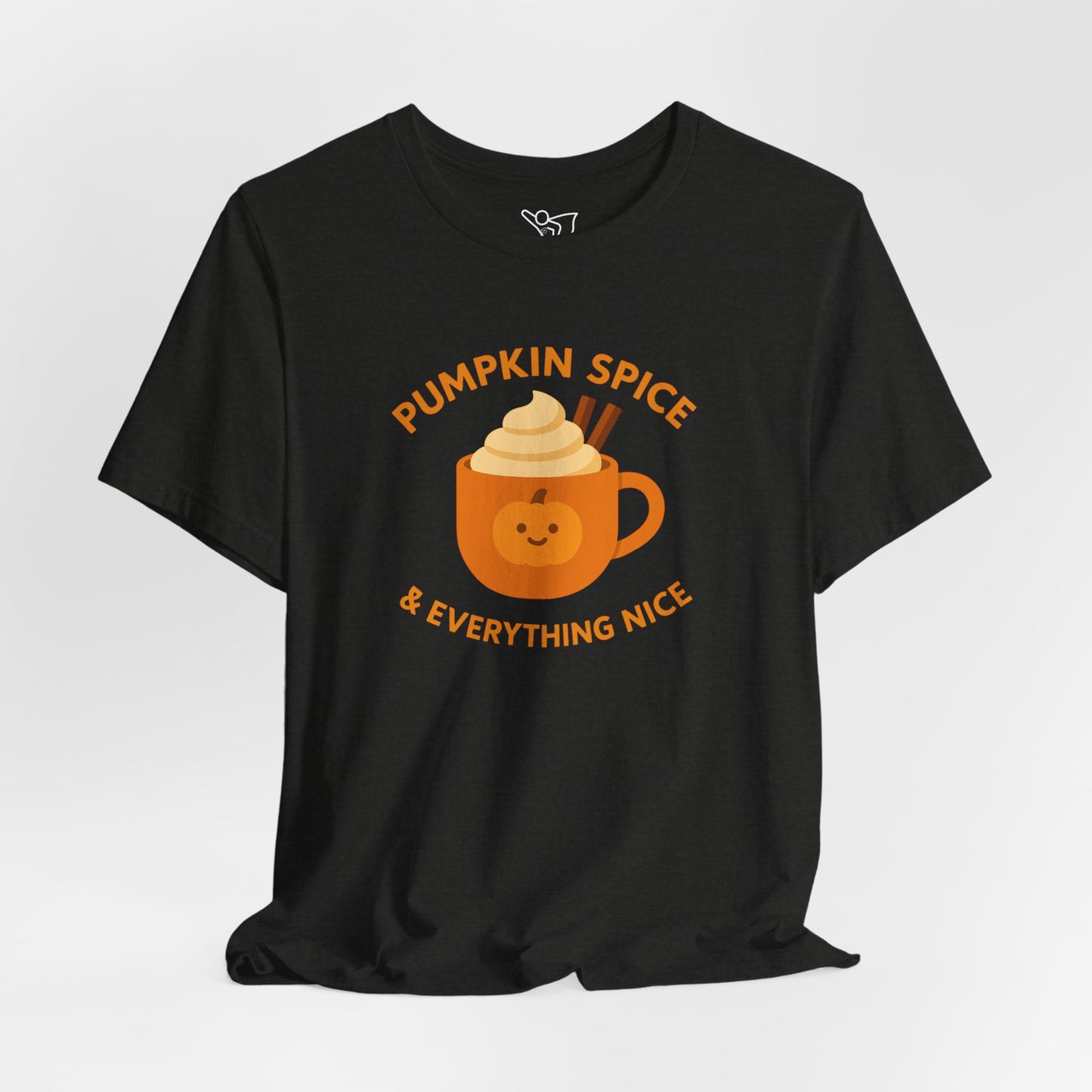 "Pumpkin Spice & Everything Nice" Fall T-Shirt, Autumn Fashion, Cozy Casual Wear, Pumpkin Lovers Gift, Seasonal Apparel