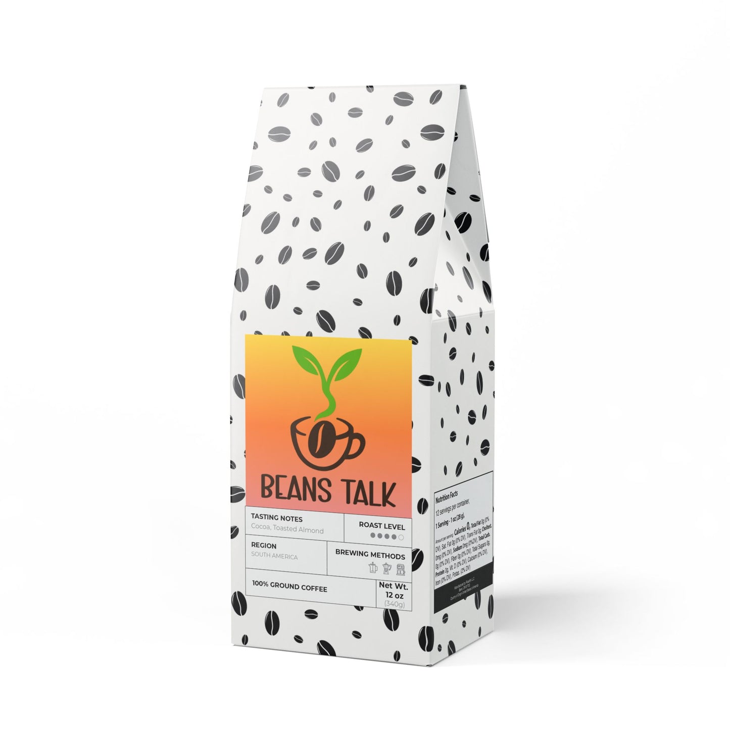 Beans Talk - Cascades Coffee Blend (Medium-Dark Roast) 12oz