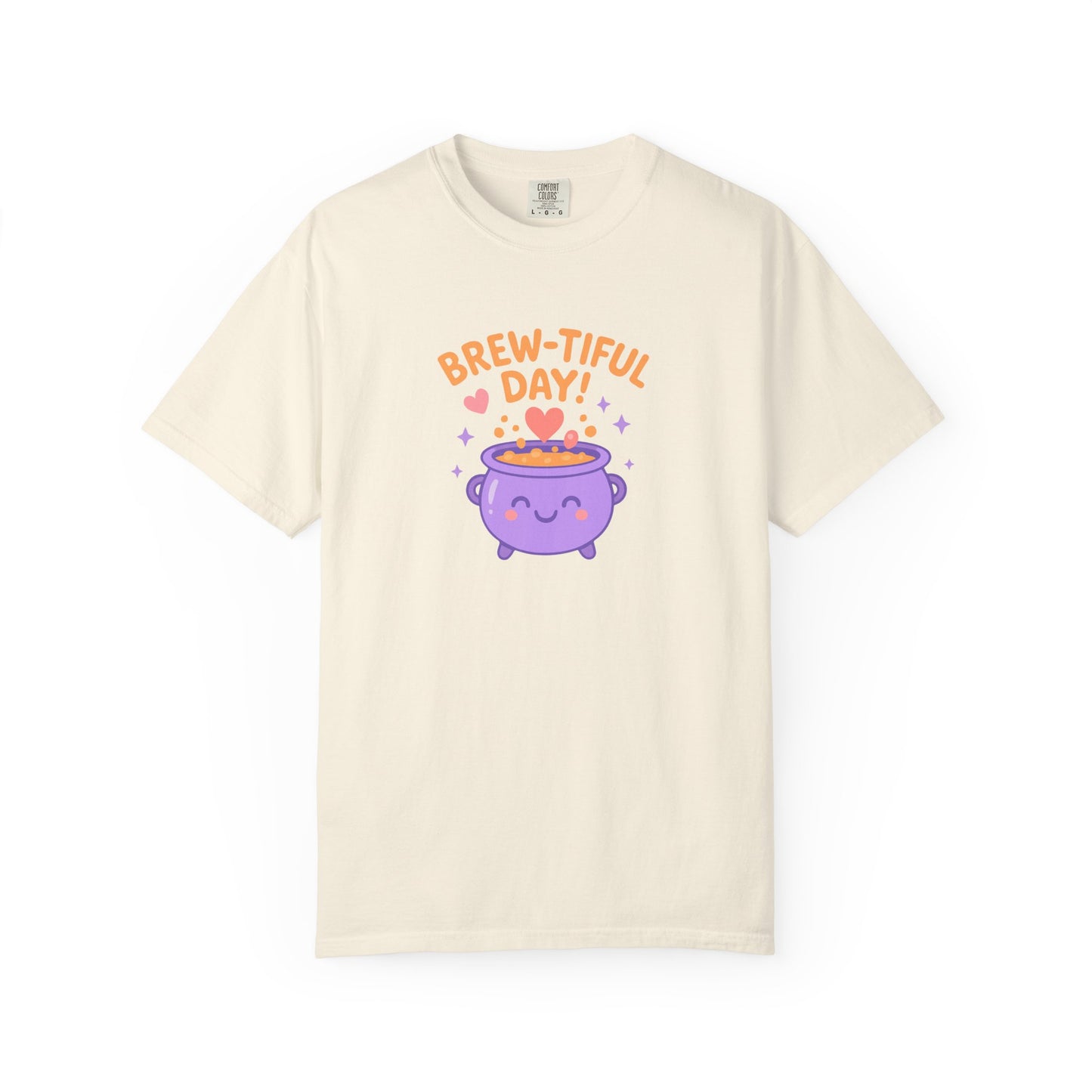 Brew-tiful Day T-Shirt, Cute Coffee Tee, Unisex Gift, Fun Humor Shirt, Coffee Lover Apparel, Casual Everyday Wear