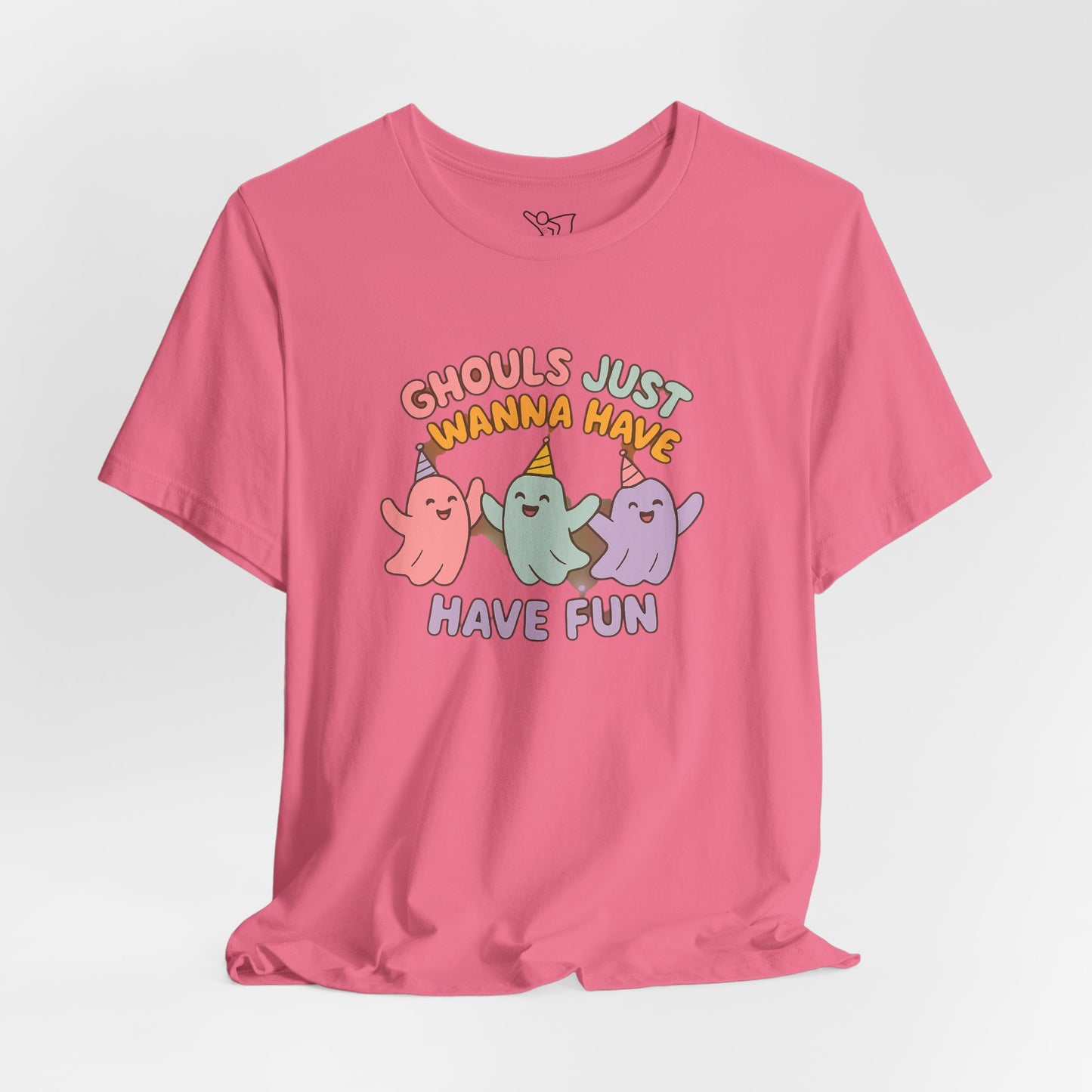 "Ghouls Just Wanna Have Fun" T-Shirt for Halloween, Unisex Graphic Shirt, Cute Ghosts Tee, Casual Wear, Gift for Friends