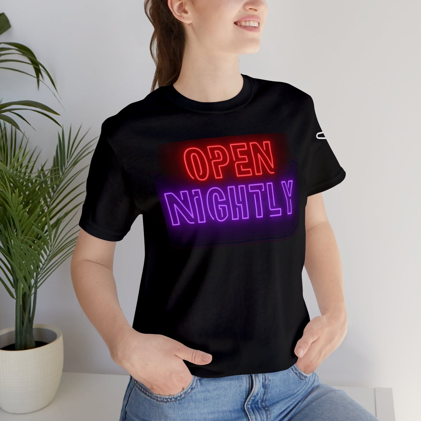 Neon Nightly Unisex Jersey Short Sleeve Graphic Tee