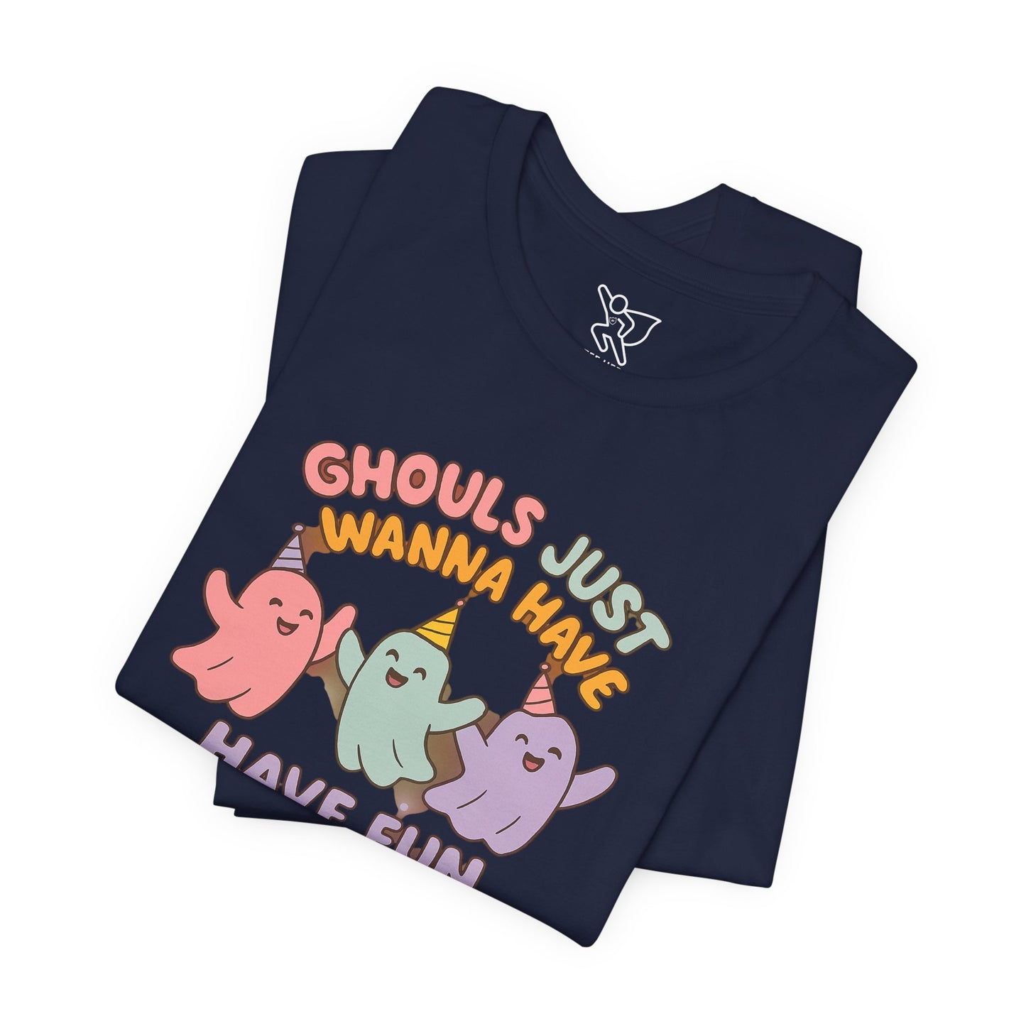 "Ghouls Just Wanna Have Fun" T-Shirt for Halloween, Unisex Graphic Shirt, Cute Ghosts Tee, Casual Wear, Gift for Friends