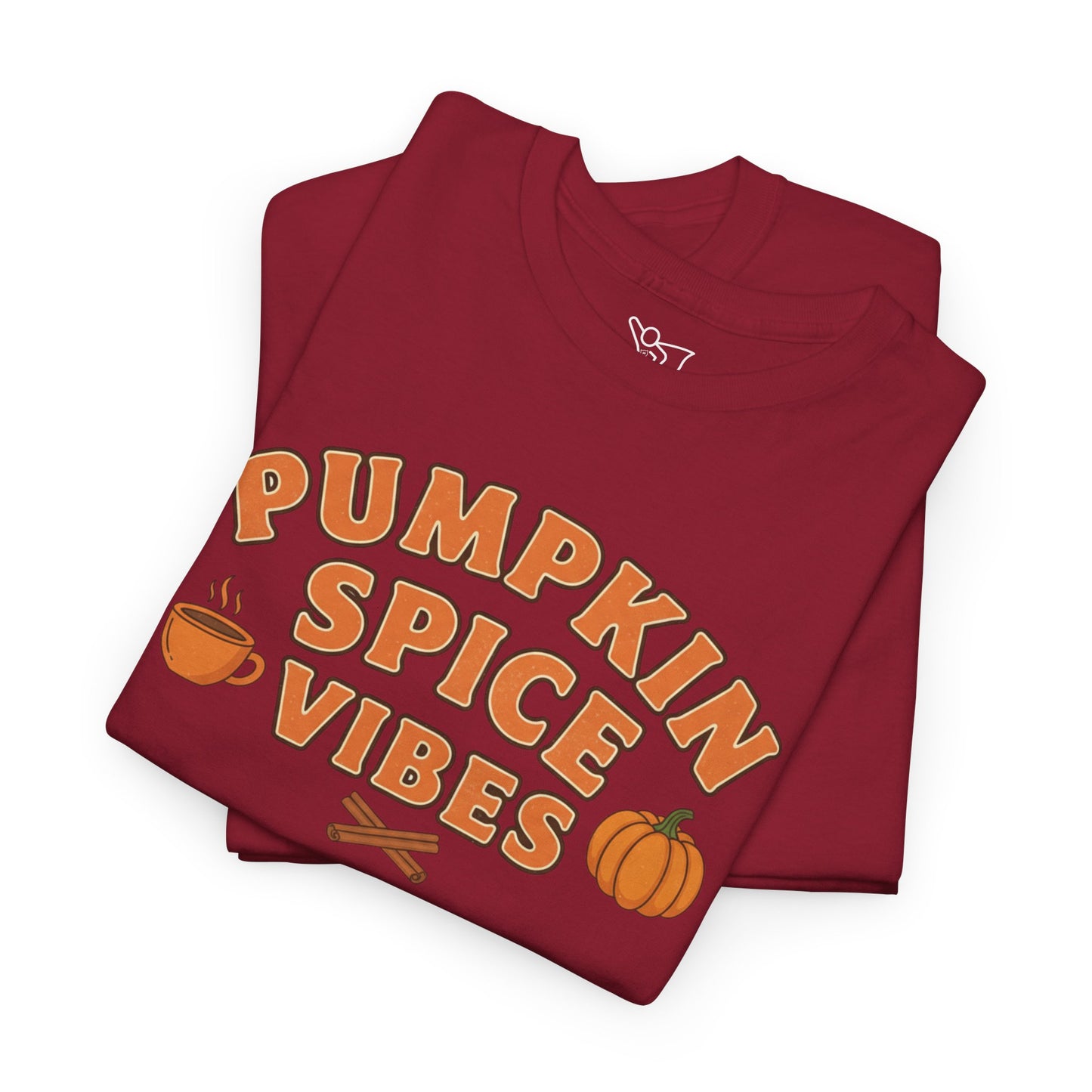 "Pumpkin Spice Vibes" Unisex Autumn T-Shirt for Fall, Cozy Apparel, Pumpkin Lover Gift, Halloween Party Wear