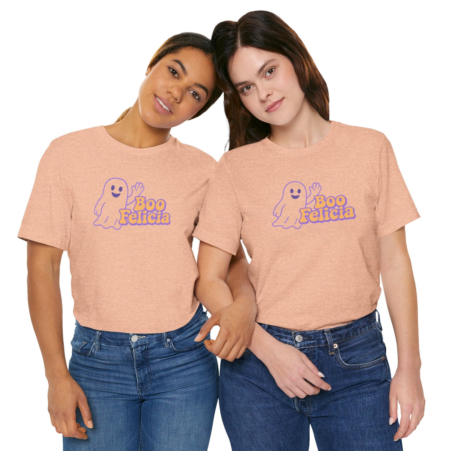 "Boo Felicia Ghost" Unisex Halloween T-Shirt, Spooky Apparel, Fun Gift, Casual Wear, Holiday Shirt
