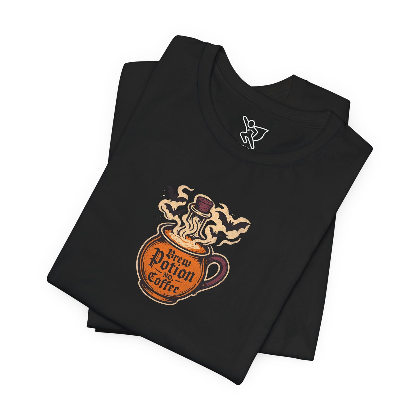 "Coffee Potion" Unisex Tee, Casual Wear, Gift for Coffee Lovers, Magical T-Shirt, Witchy Apparel, Coffee Enthusiast Presents