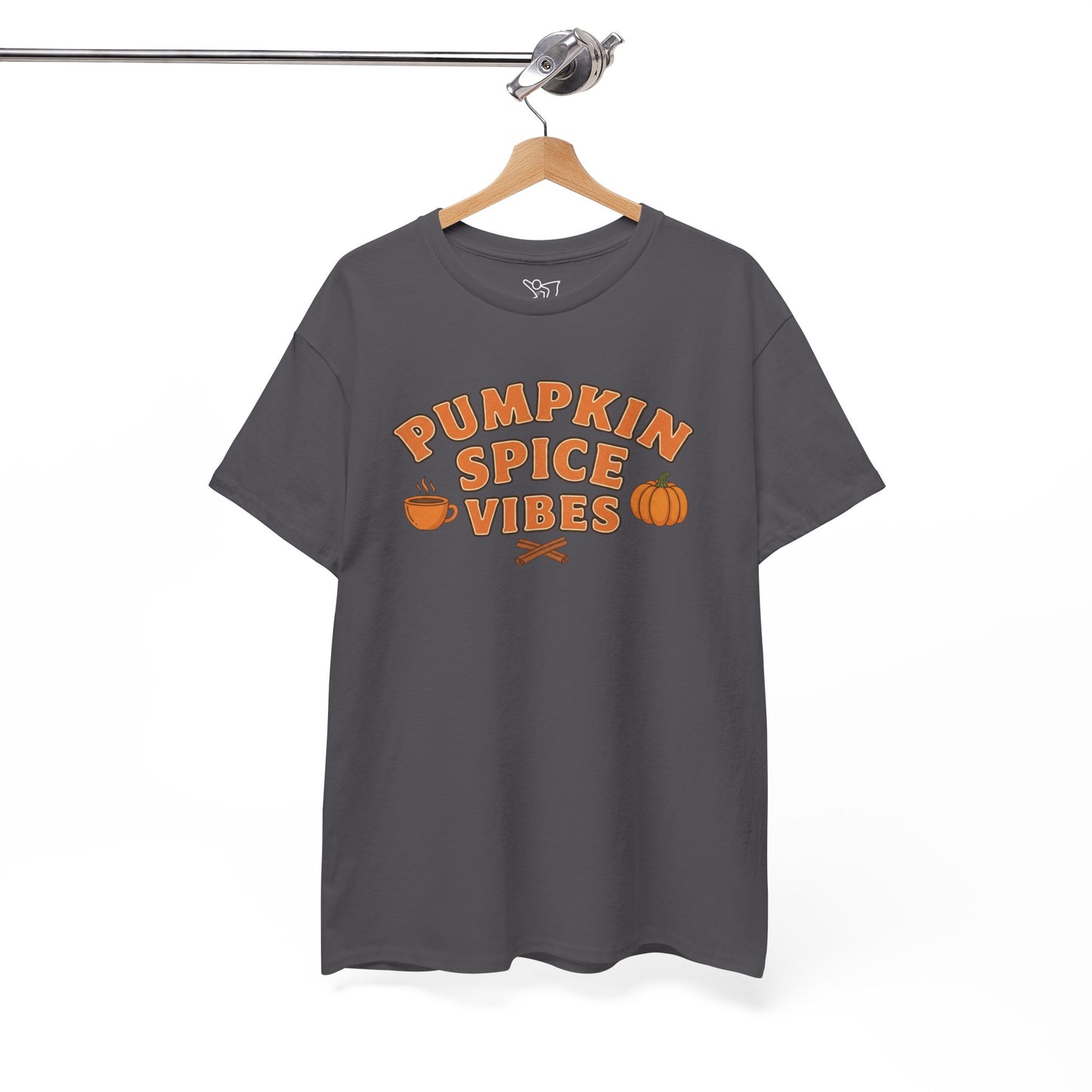 "Pumpkin Spice Vibes" Unisex Autumn T-Shirt for Fall, Cozy Apparel, Pumpkin Lover Gift, Halloween Party Wear