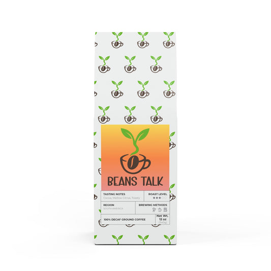 Beans Talk - Trapper Peak Decaf Coffee Blend (Medium Roast) 12oz