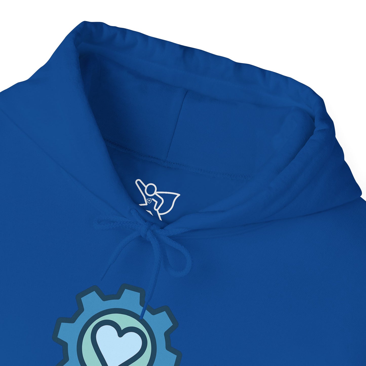 "Engineered for Love" Hoodie Cozy Unisex Sweatshirt, Perfect Gift for Engineers, Valentine's Day, Casual Wear, Birthday Present CW-2 Blue