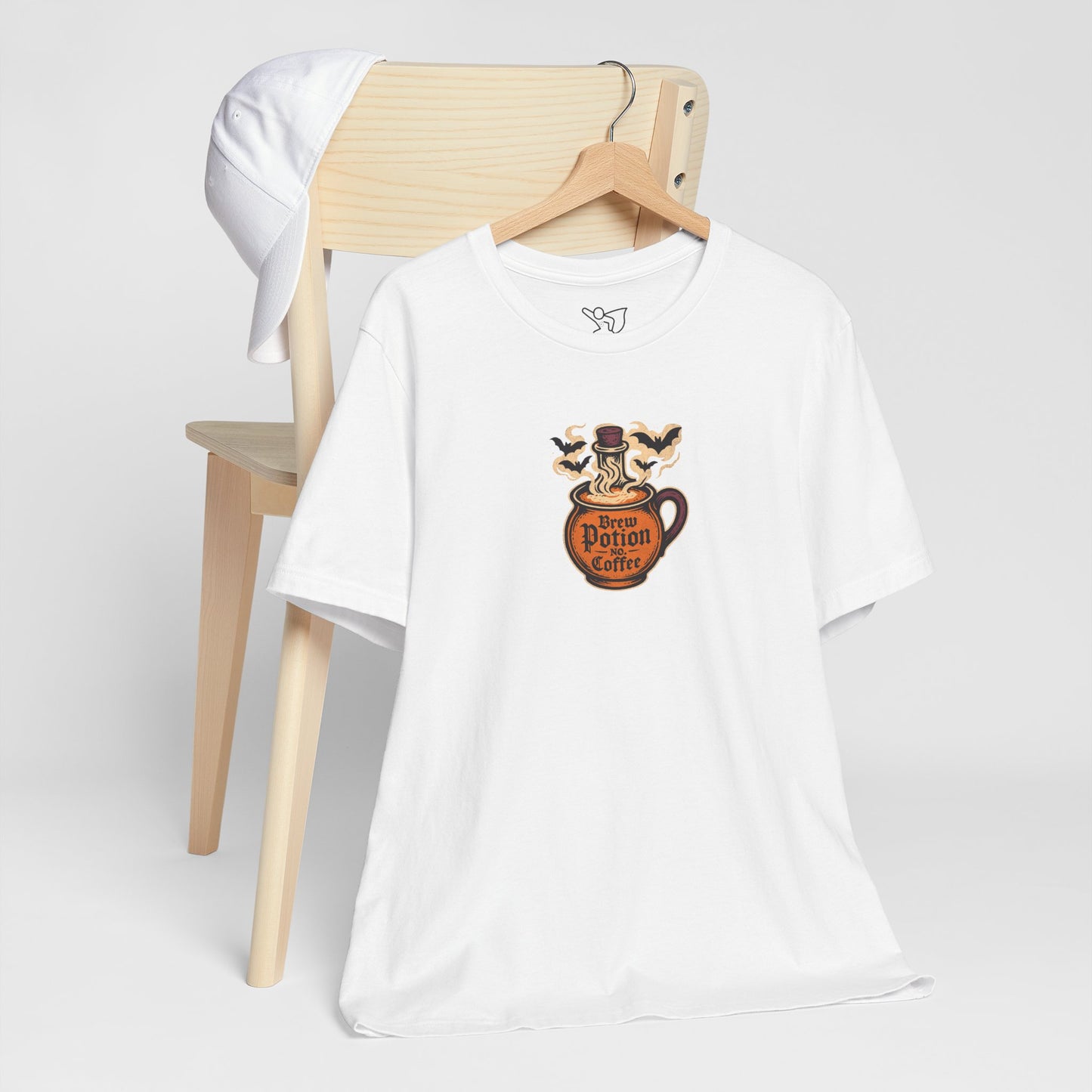 "Coffee Potion" Unisex Tee, Casual Wear, Gift for Coffee Lovers, Magical T-Shirt, Witchy Apparel, Coffee Enthusiast Presents