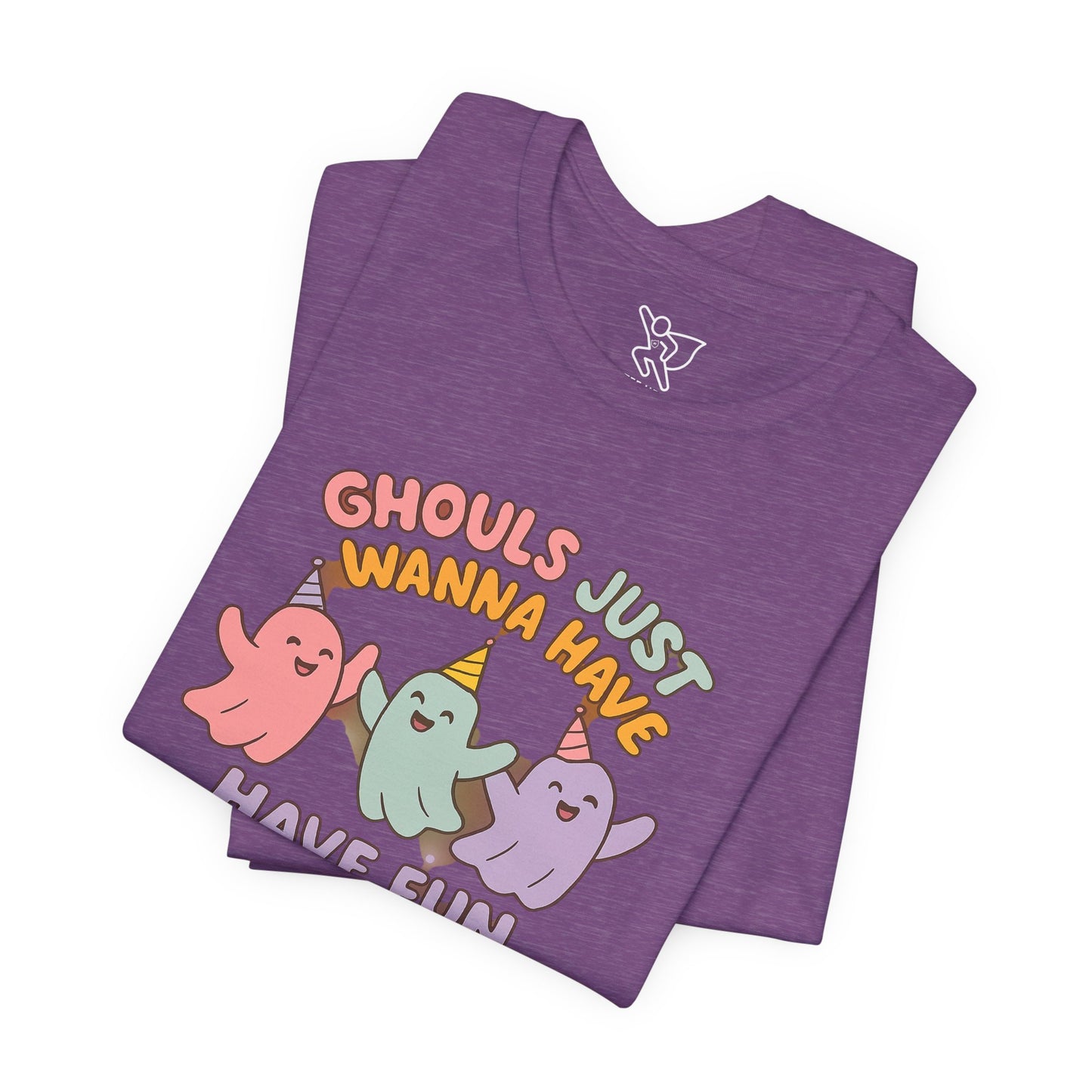 "Ghouls Just Wanna Have Fun" T-Shirt for Halloween, Unisex Graphic Shirt, Cute Ghosts Tee, Casual Wear, Gift for Friends