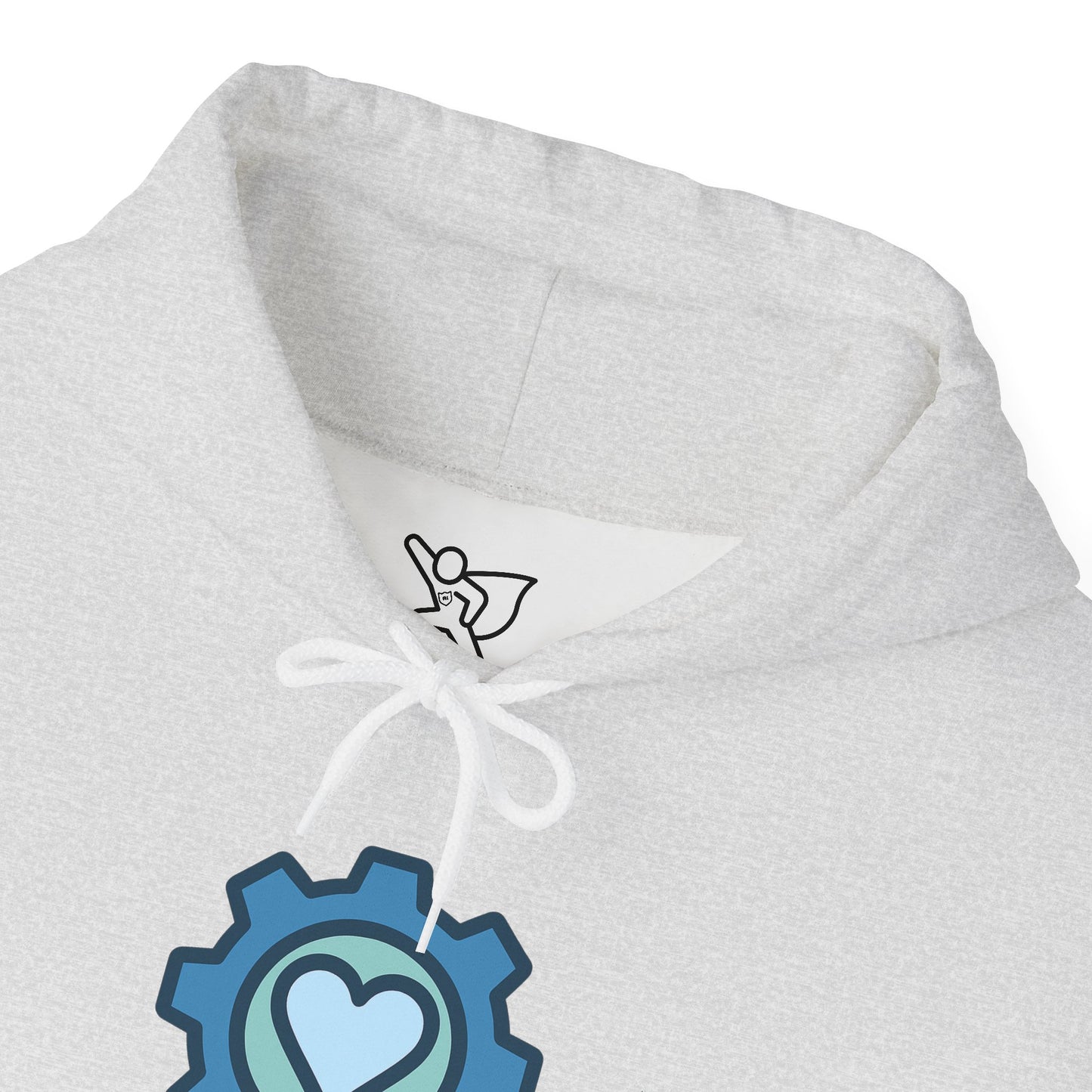 "Engineered for Love" Hoodie Cozy Unisex Sweatshirt, Perfect Gift for Engineers, Valentine's Day, Casual Wear, Birthday Present CW-2 Blue